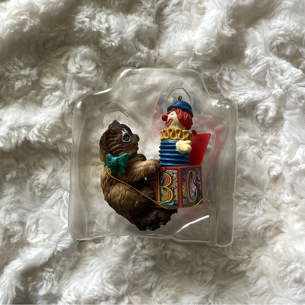 Enesco ornament Kitty’s Jack in the Box